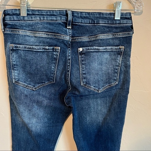 H&M & Denim Skinny Released Raw Hem Distressed Denim Jeans - Picture 7 of 10